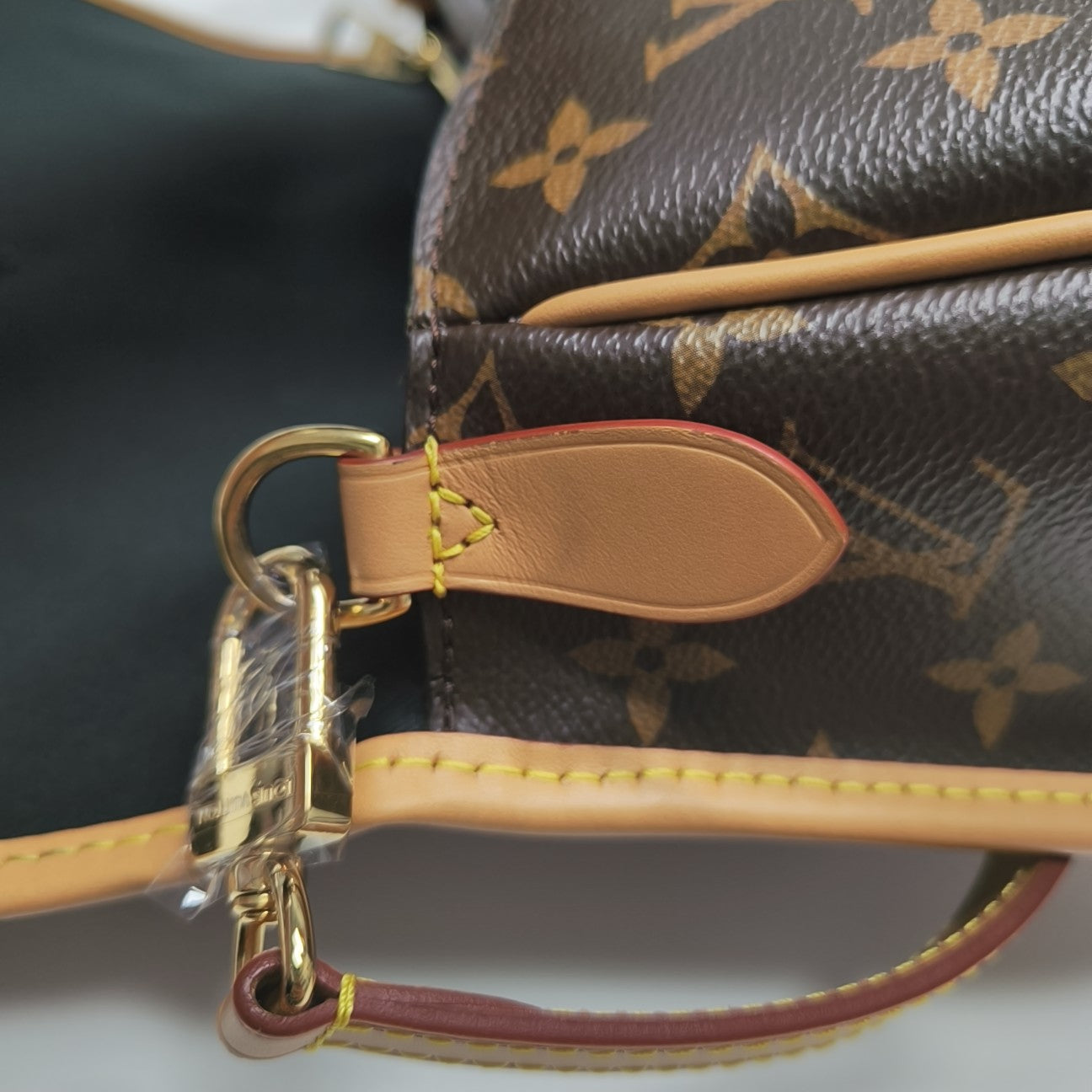 DIANE Monogram Coated Canvas Brown