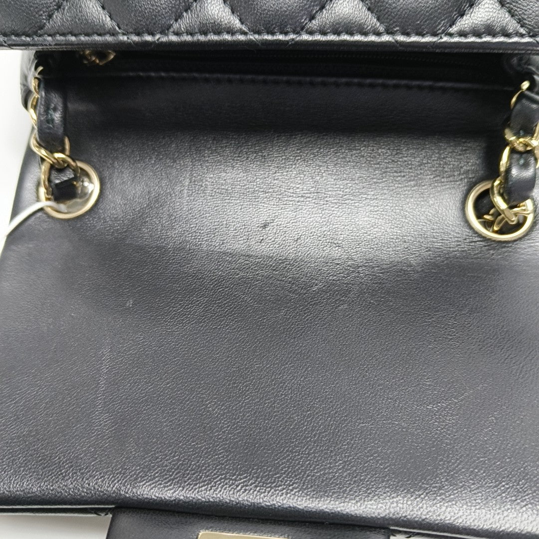 CLASSIC FLAP Mini Quilted Lambskin Black
