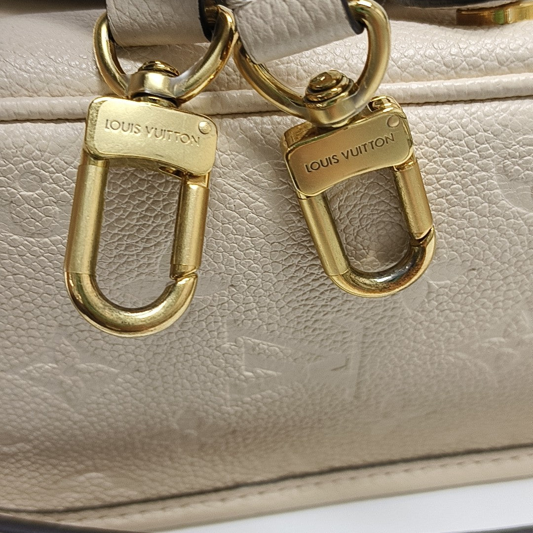 DIANE Monogram Calfskin Beige