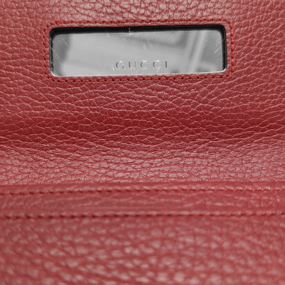 GG Marmont Super Mini Calfskin Red