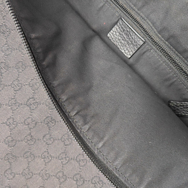 Monogram Canvas Shoulder Bag Black