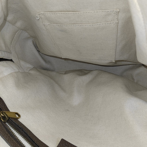 Ophidia Medium Monogram Coated Canvas Beige
