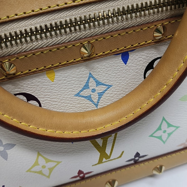 LV × TM ALMA PM Monogram Coated Canvas White