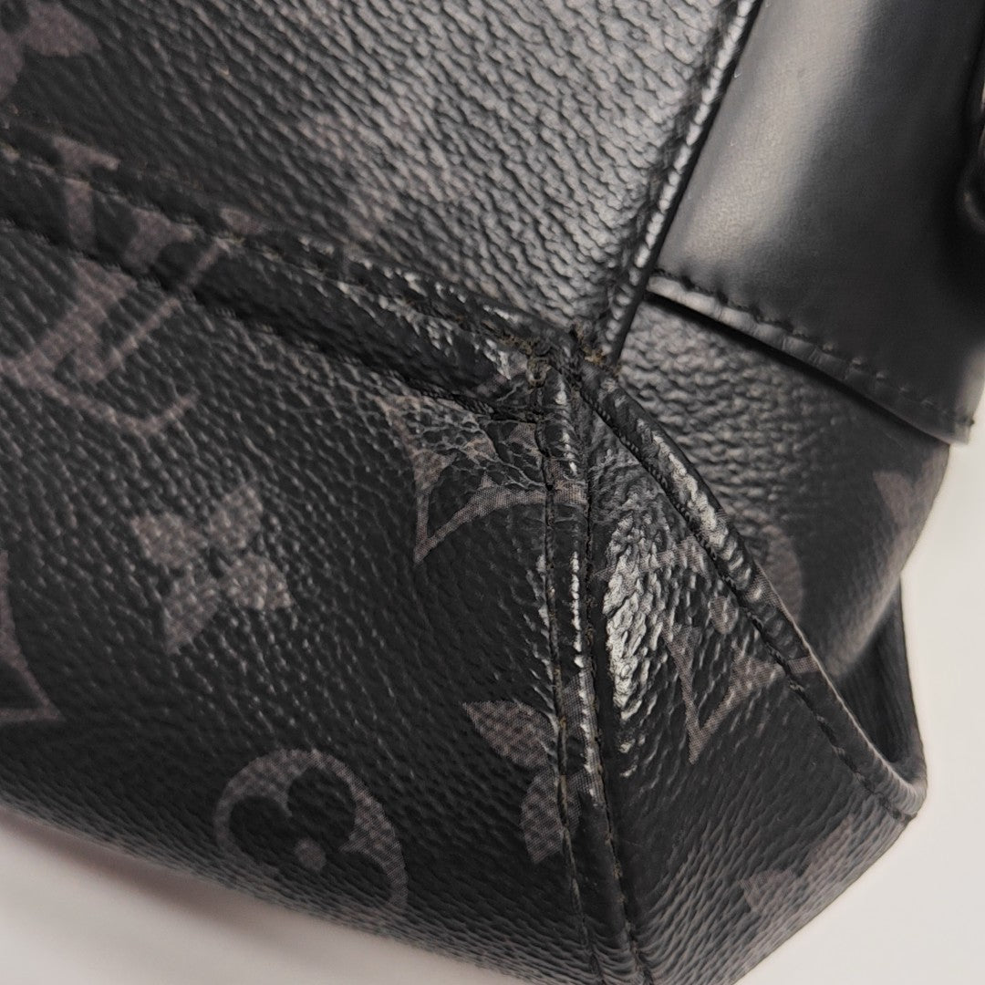 VOYAGER PM Monogram Coated Canvas Black