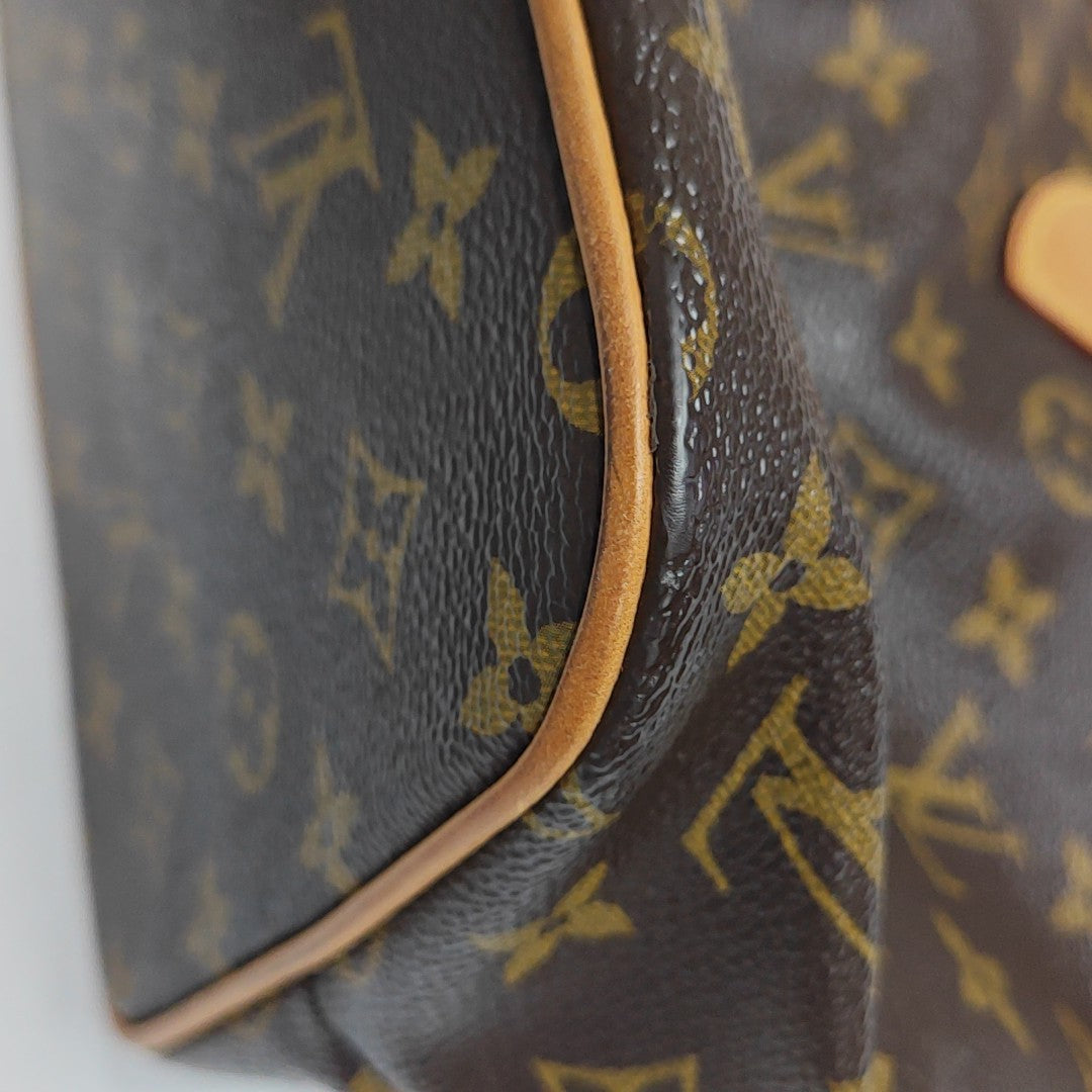 PALERMO PM Monogram Coated Canvas Brown