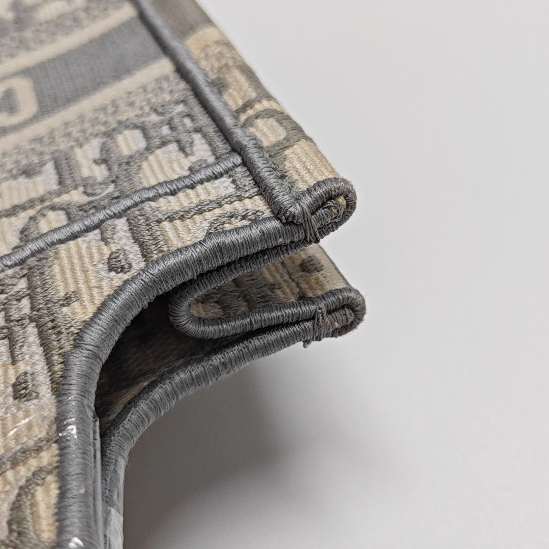 Book Tote Mini Oblique Fabric Gray
