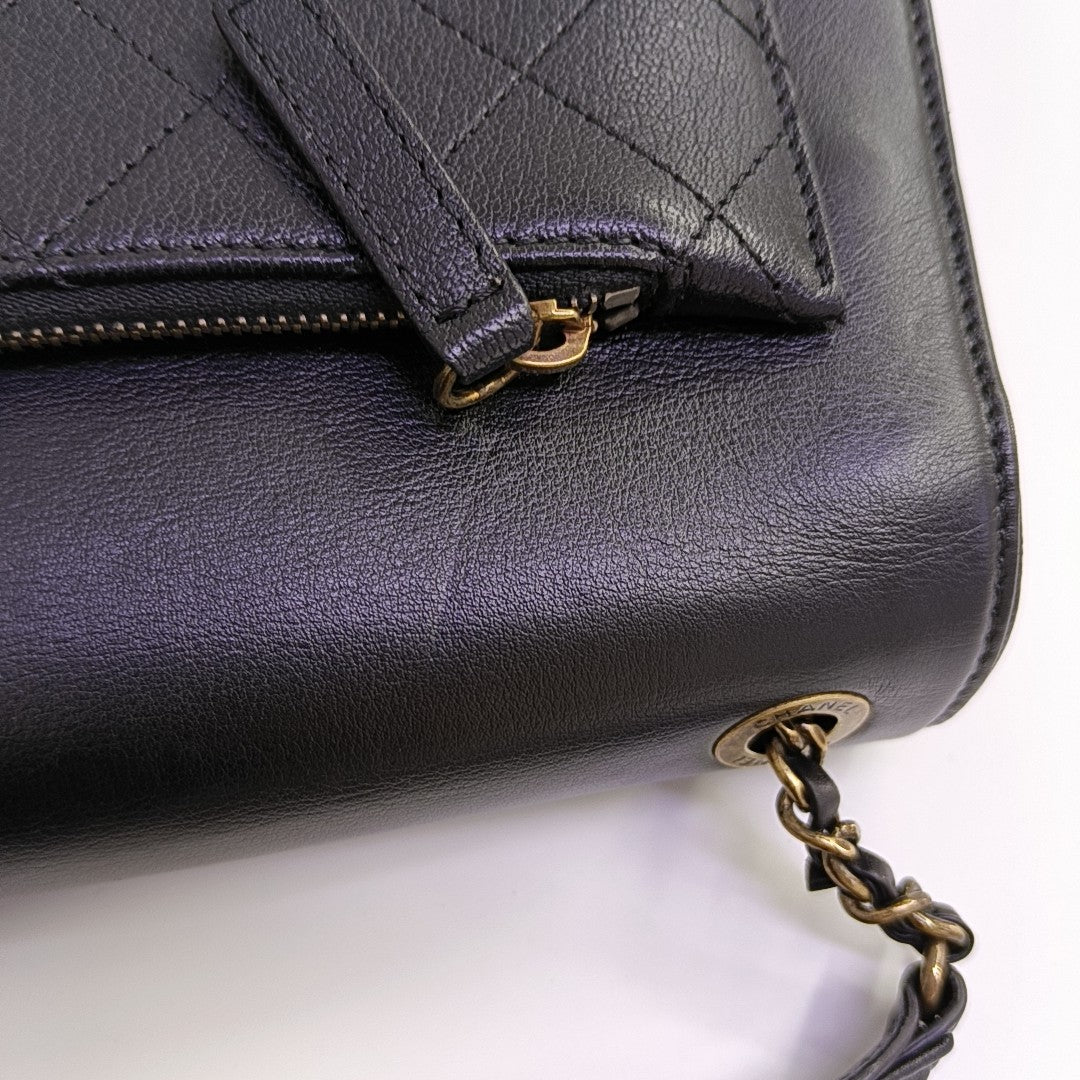 Quilted Calfskin Black