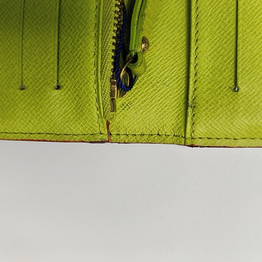 Cartera negra Insolite Monogram de lona revestida