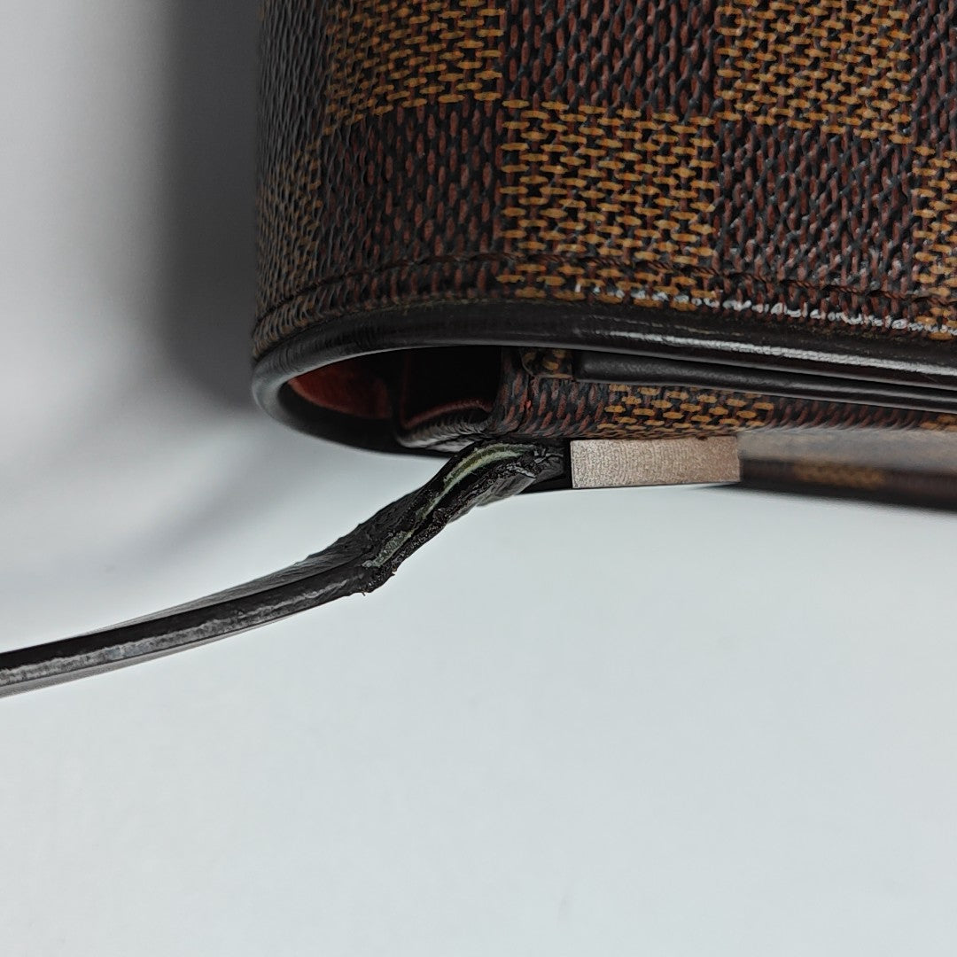 TRIBECA Damier Ebene Coated Canvas Brown