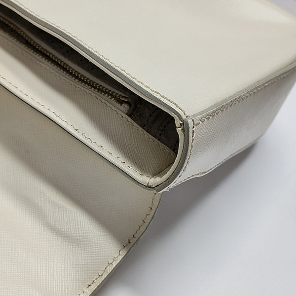 Calfskin Shoulder Bag White