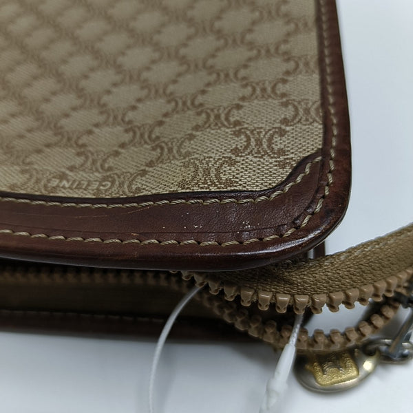 MACADAM CLUTCHES Coated Canvas Beige