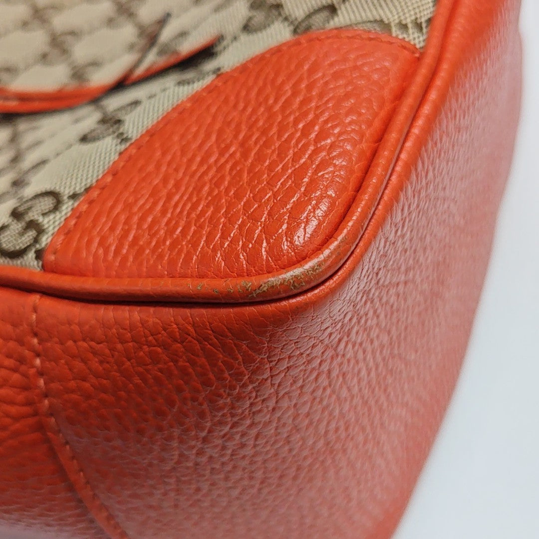 Authenticated pre-owned  Bree Monogram Canvas Orange - Shoulder Bag at Looply