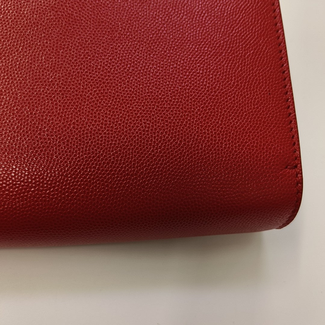 TB Small Calfskin Red