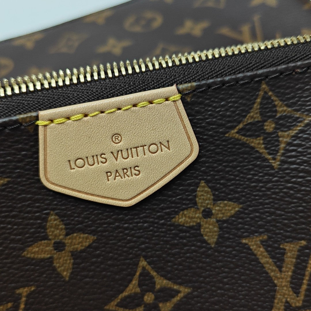 MULTI Monogram Coated Canvas Brown