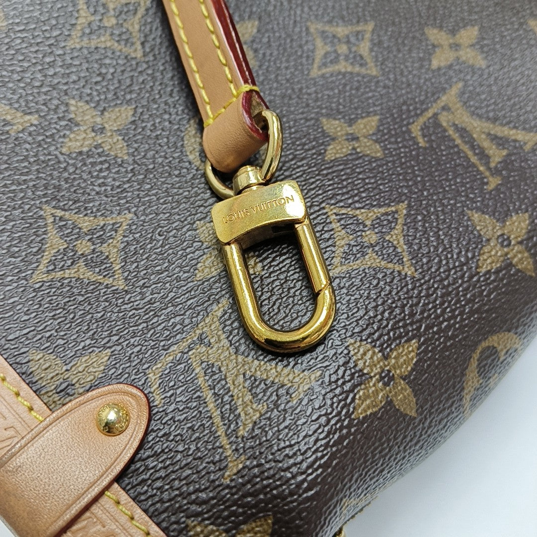 SIDE TRUNK MM Monogram Coated Canvas Brown
