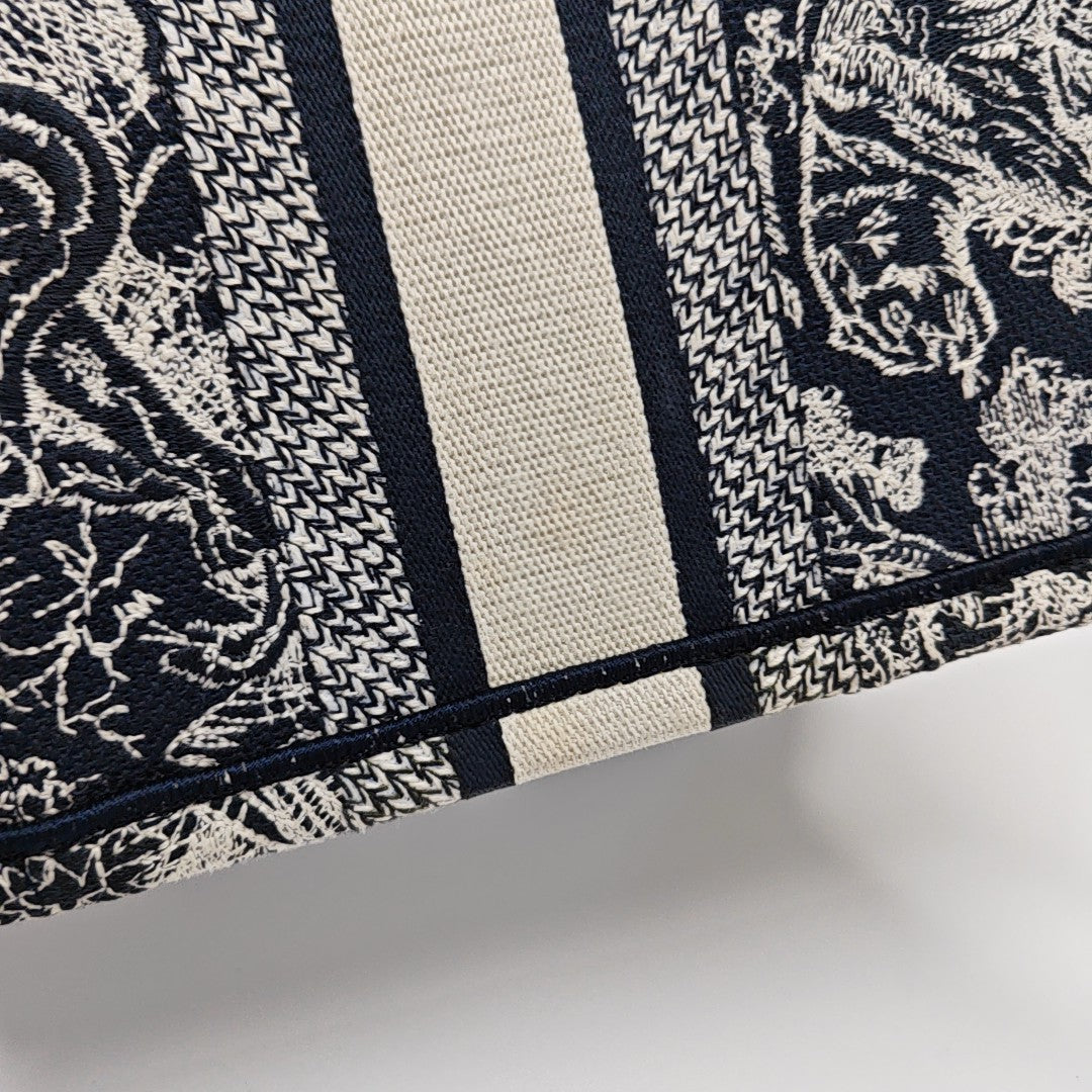 Book Tote Small Canvas Blue