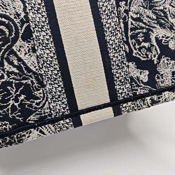 Book Tote Small Canvas Blue