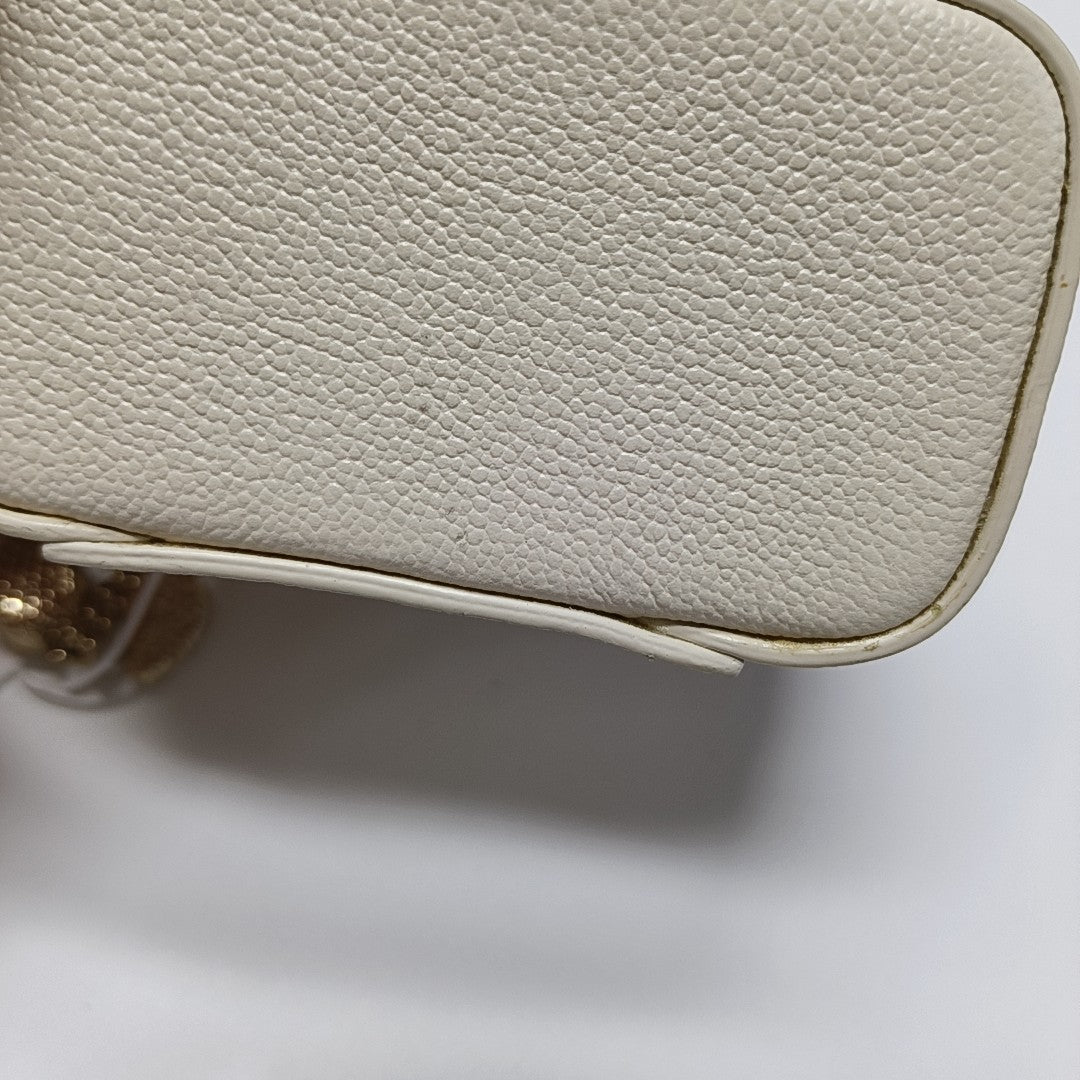 Calfskin Shoulder Bag White