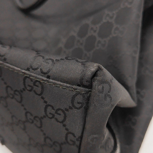 Monogram Canvas Tote Bag Black