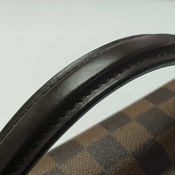 CROISETTE Damier Ebene Coated Canvas Brown