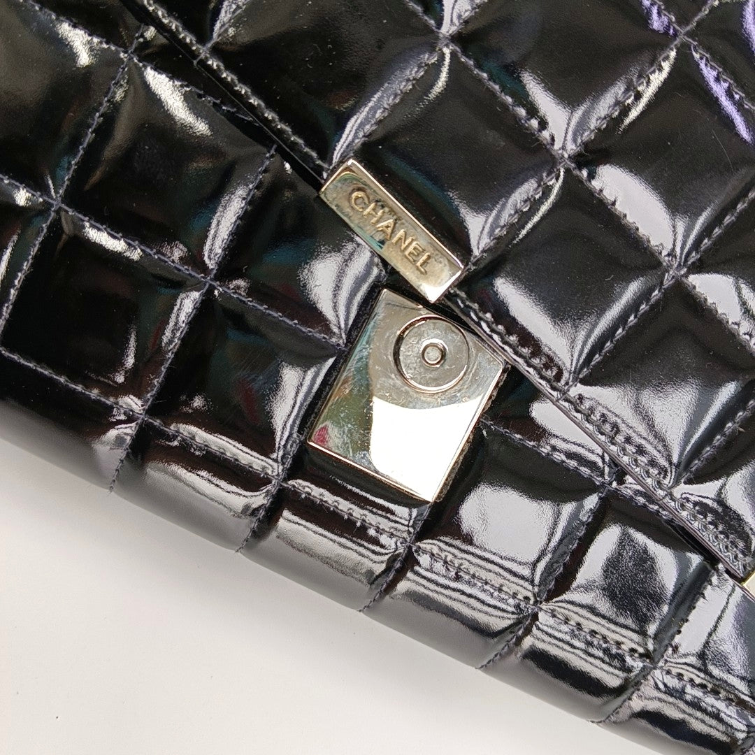 CHOCOLATE BAR Patent Leather Black