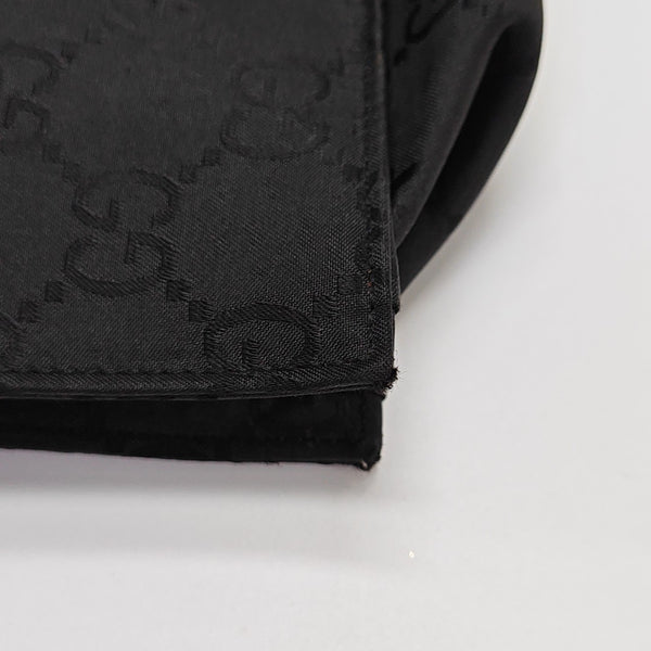 Monogram Fabric Tote Bag Black