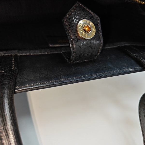 2 Jours Small Calfskin Black