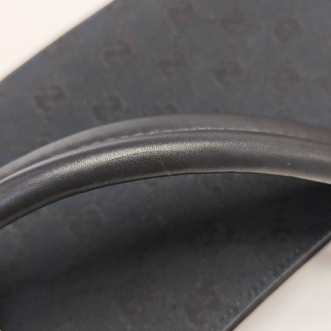 Monogram Canvas Top Handle Bag Black