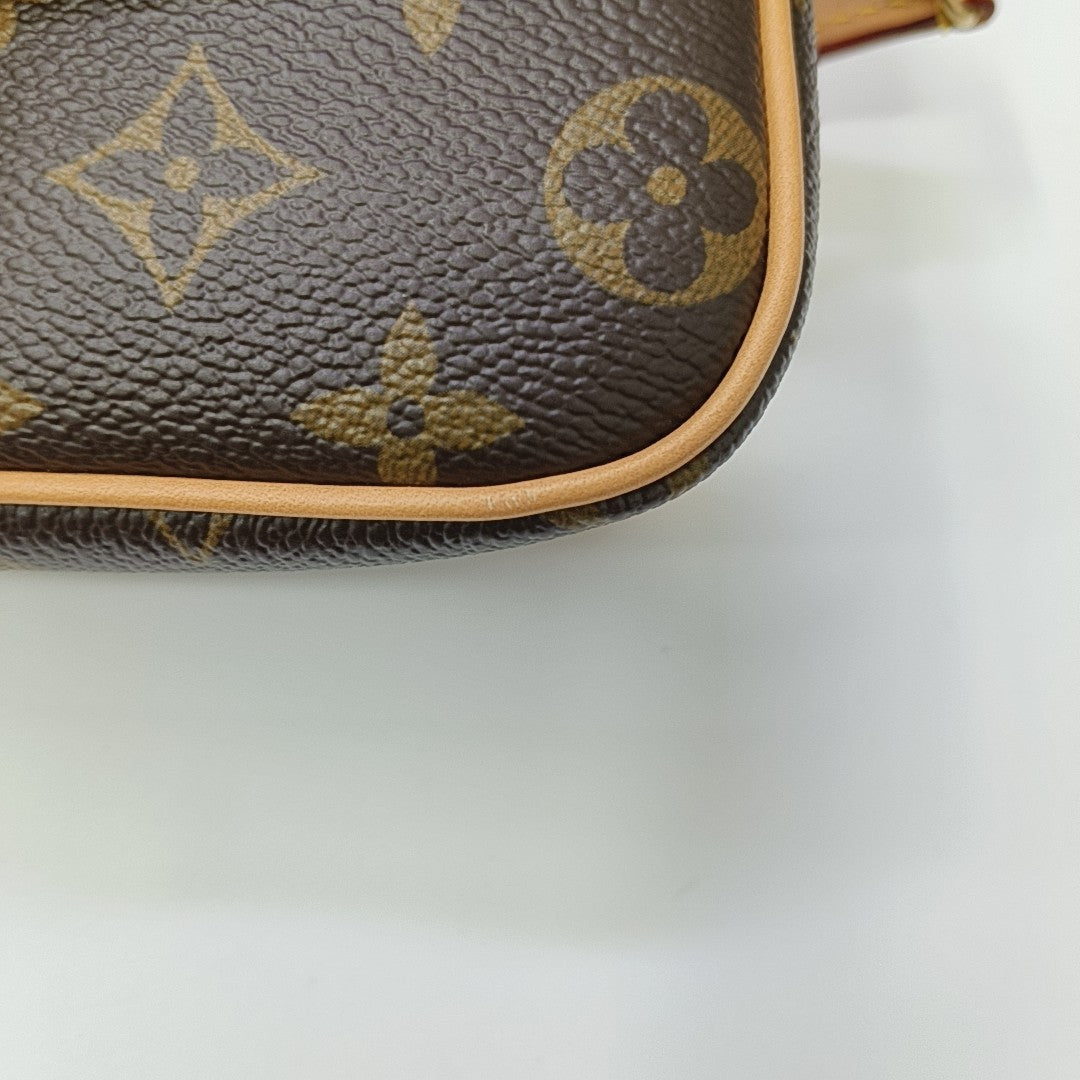 DIANE Nano Monogram Coated Canvas Brown