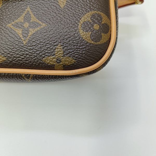DIANE Nano Monogram Coated Canvas Brown