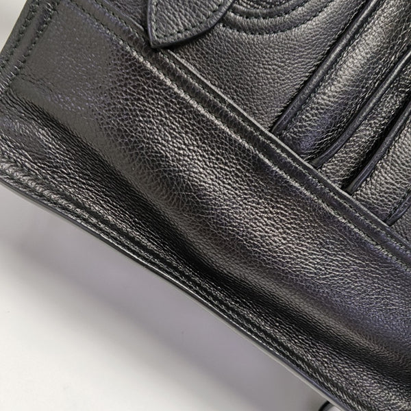 Etiquette Calfskin Black