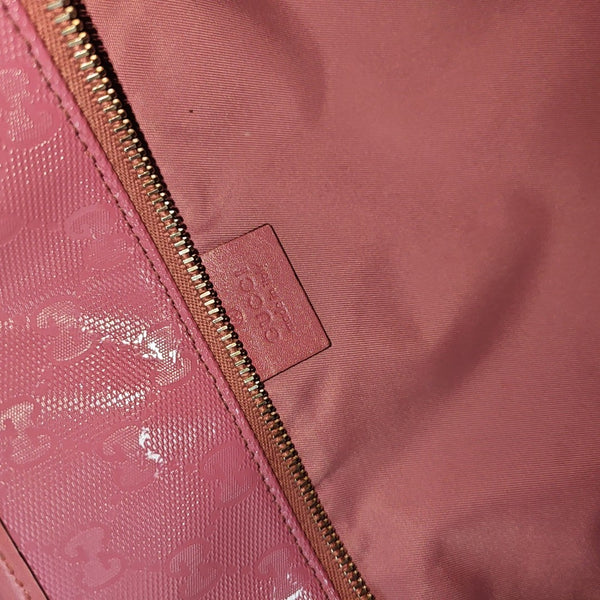 GG Imprime Monogram Coated Canvas Pink