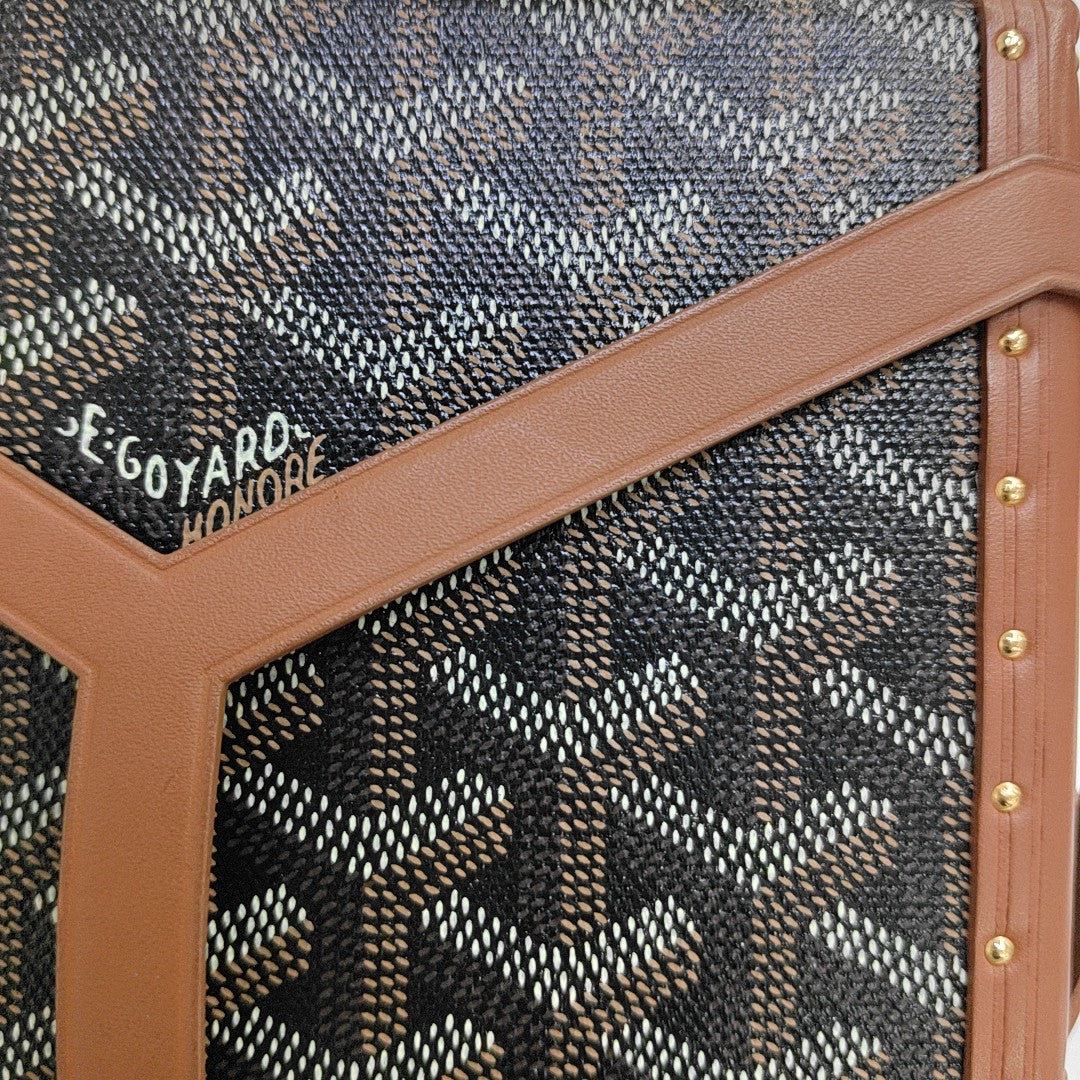 Minaudière Coated Canvas Black
