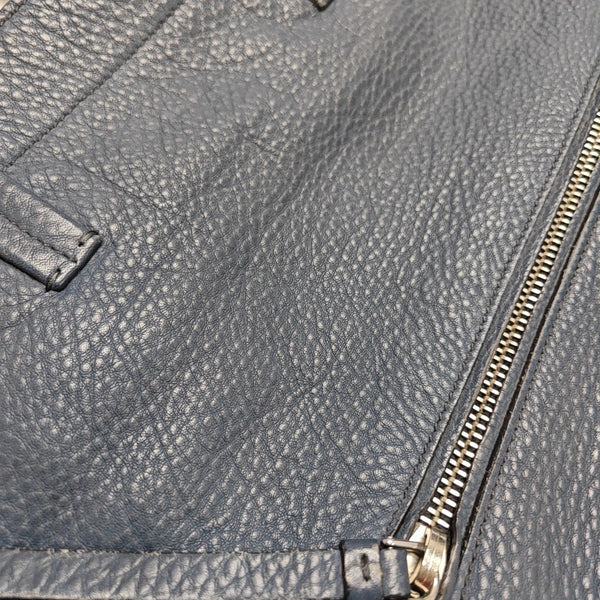 Calfskin Tote Bag Blue