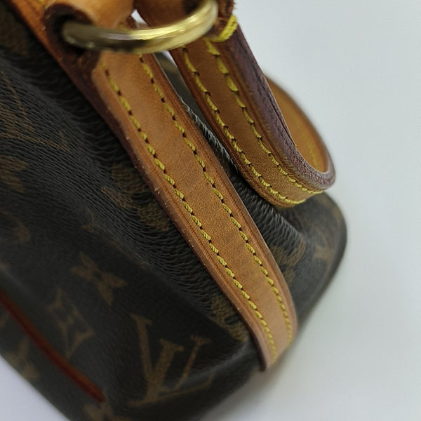 NÉONOÉ Nano Monogram Coated Canvas Brown