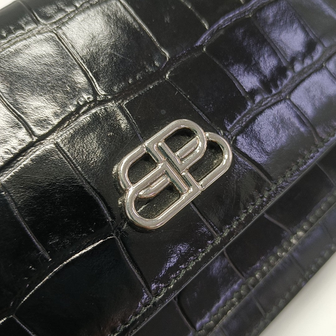 Sharp Calfskin Black