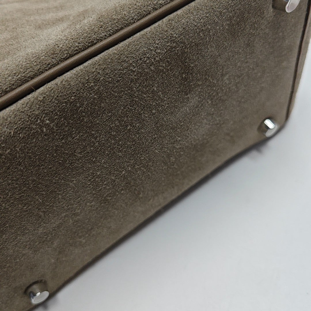Lindy Mini Suede Gray