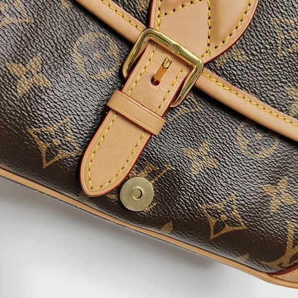 DIANE Monogram Coated Canvas Brown
