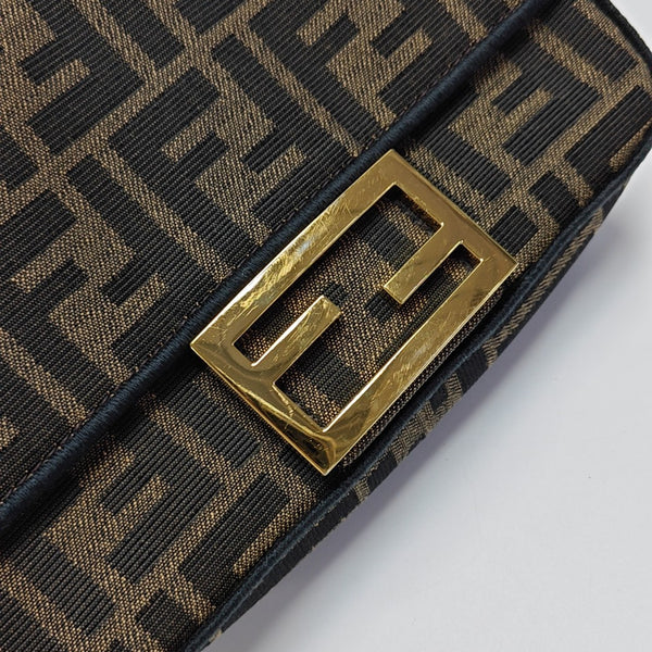 Baguette Mini Fabric Brown