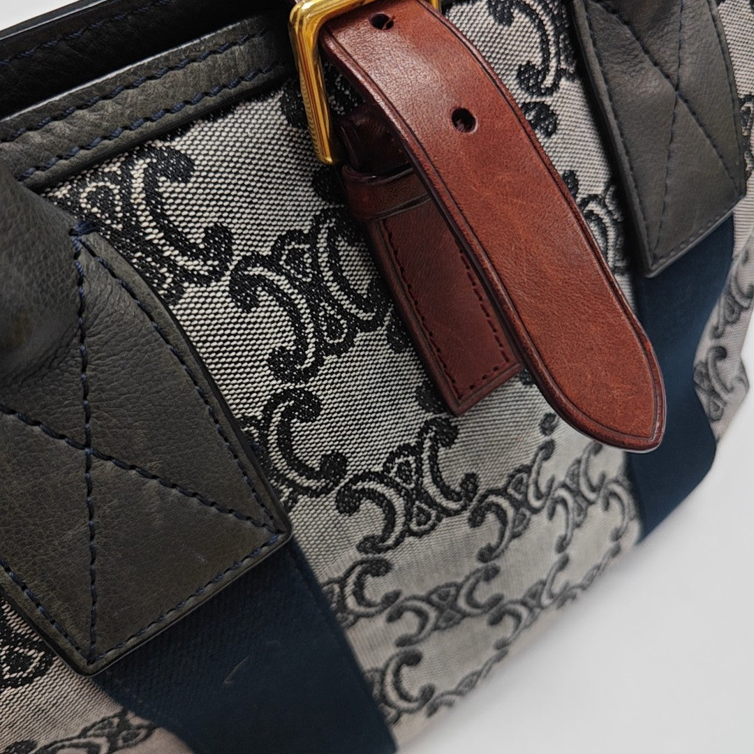 Fabric Tote Bag Gray