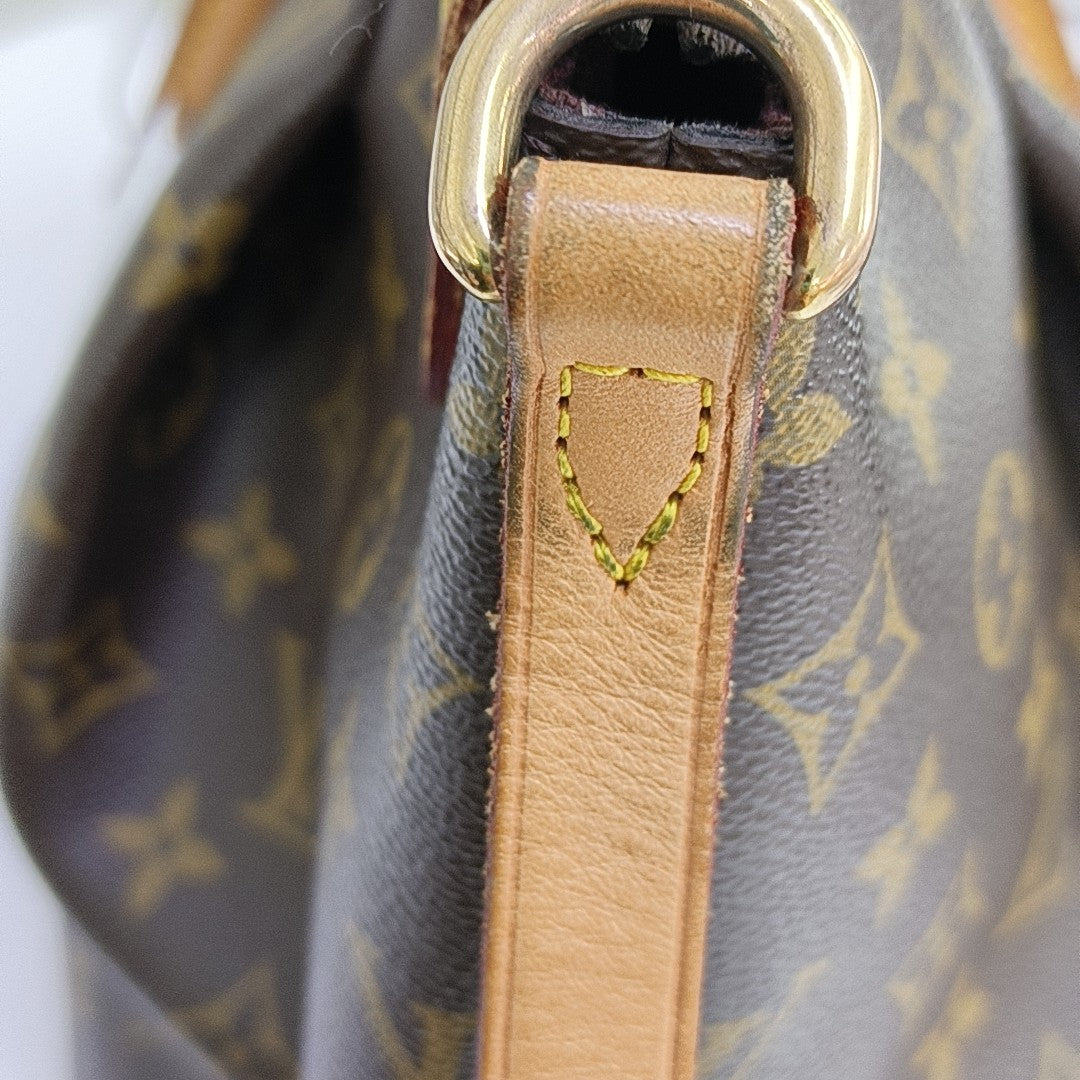 TURENNE PM Monogram Coated Canvas Brown