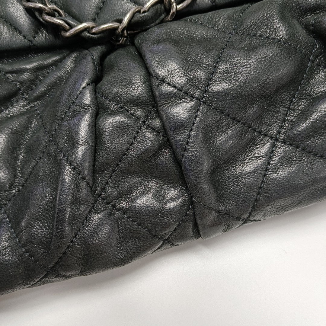 IRIDESCENT Quilted Calfskin Green