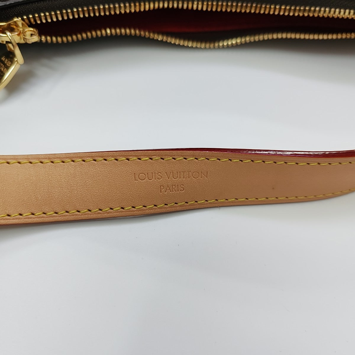 Monogram Coated Canvas Shoulder Bag Brown