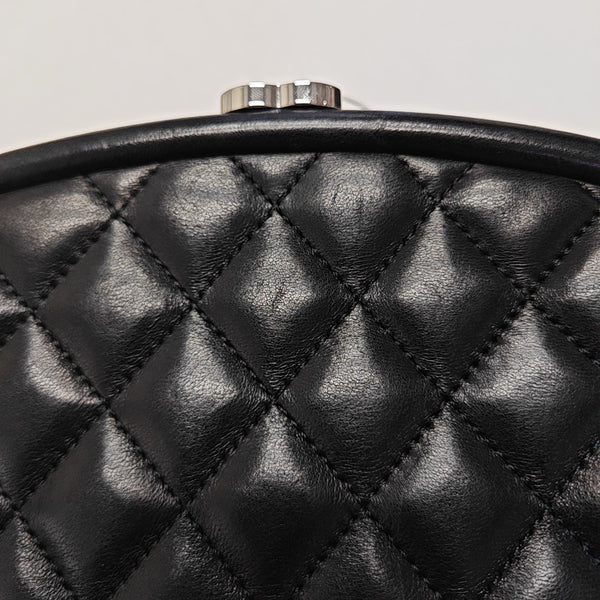 Quilted Lambskin Clutch Black