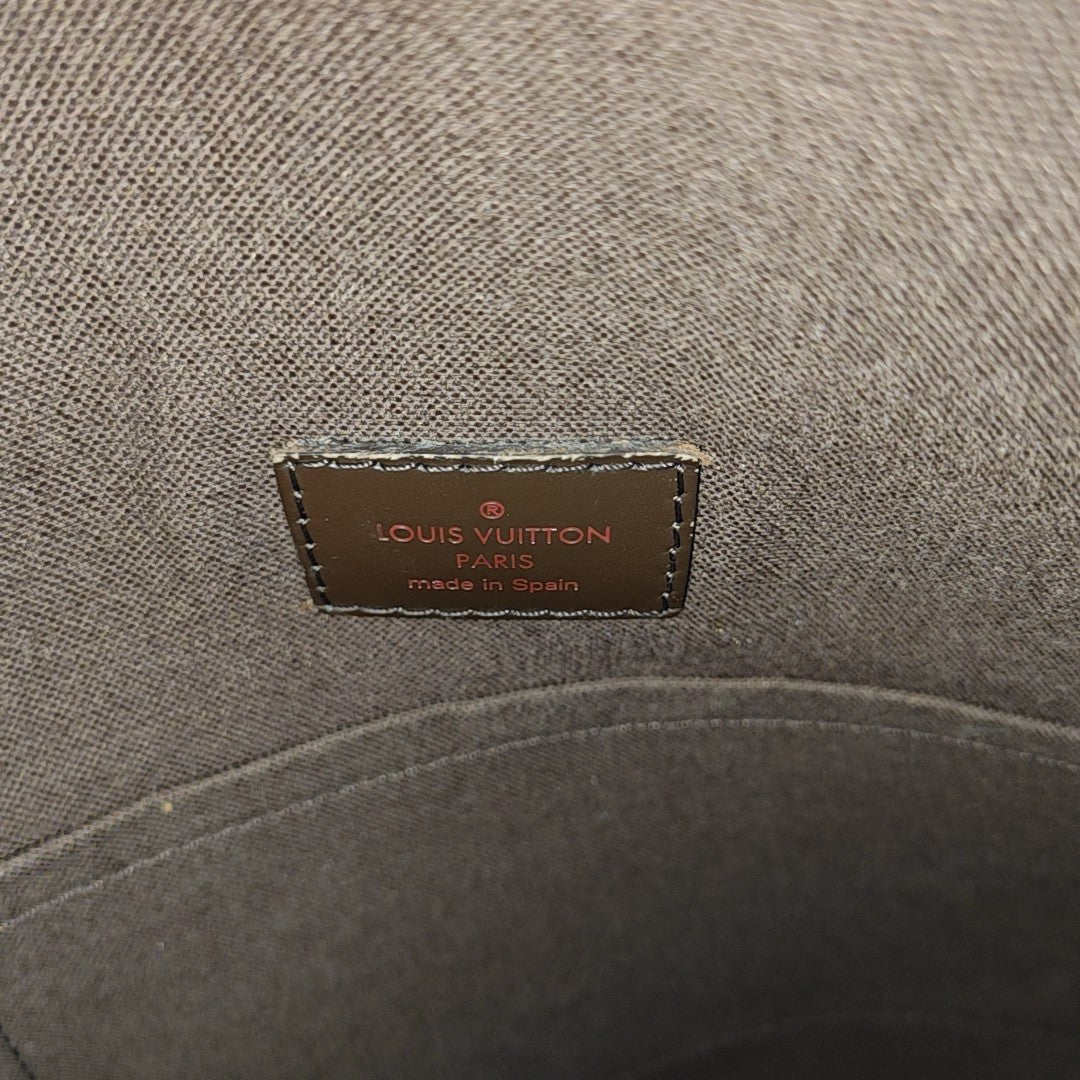 BROOKLYN Damier Ebene Coated Canvas Brown