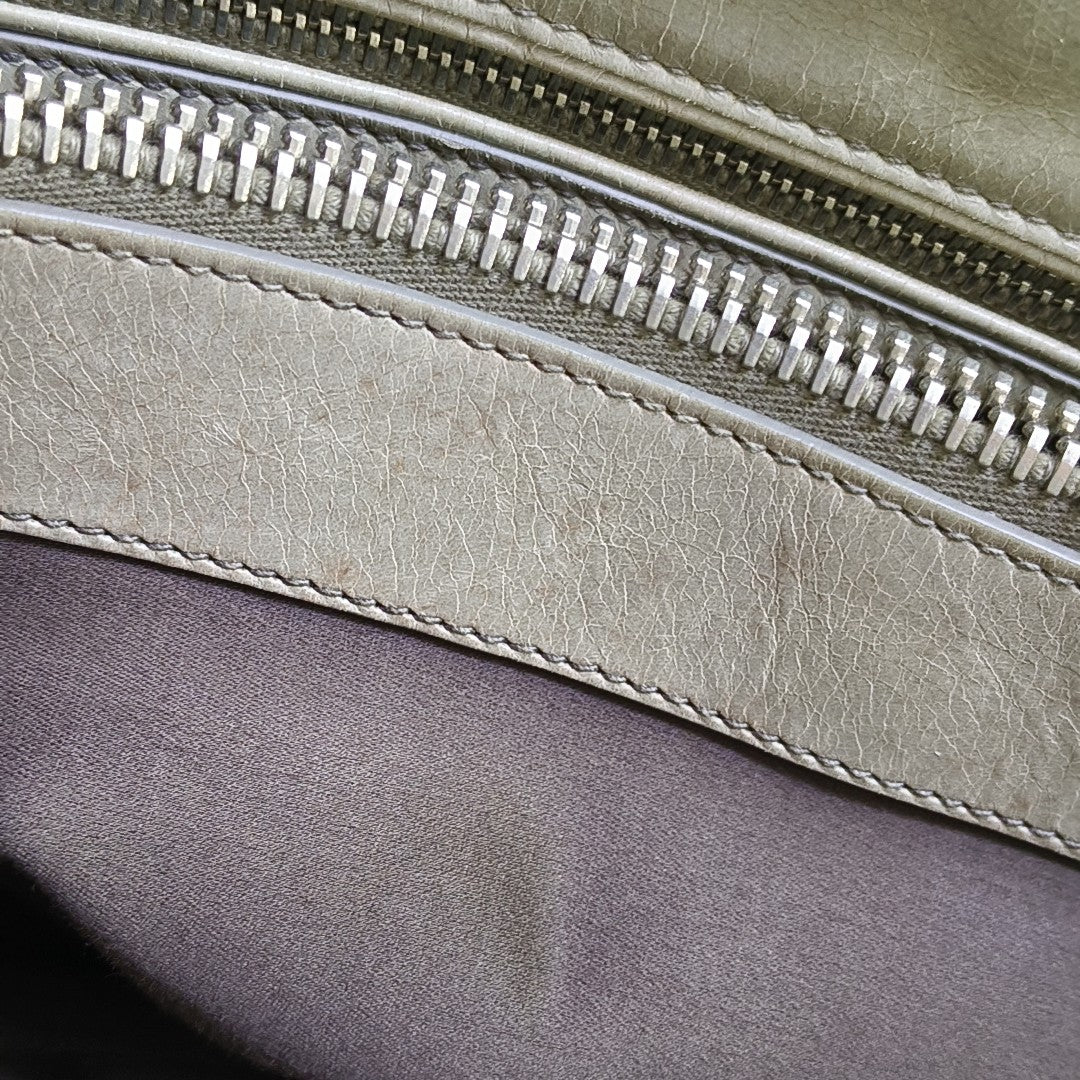 Shoulder Strap Calfskin Gray