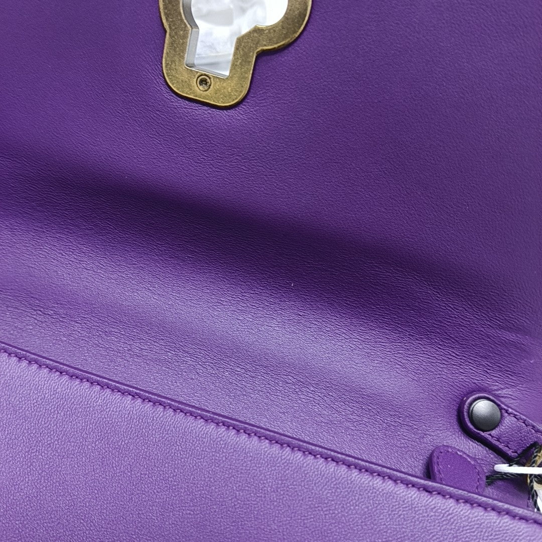 Olimpia Knot Lambskin Purple