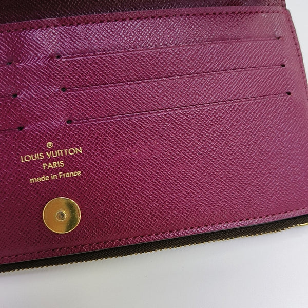 ADÈLE Monogram Coated Canvas Brown Wallet
