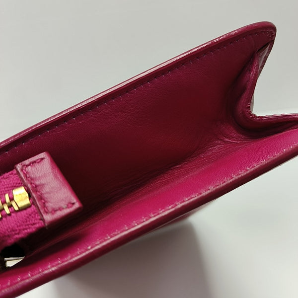 Calfskin Clutch Red