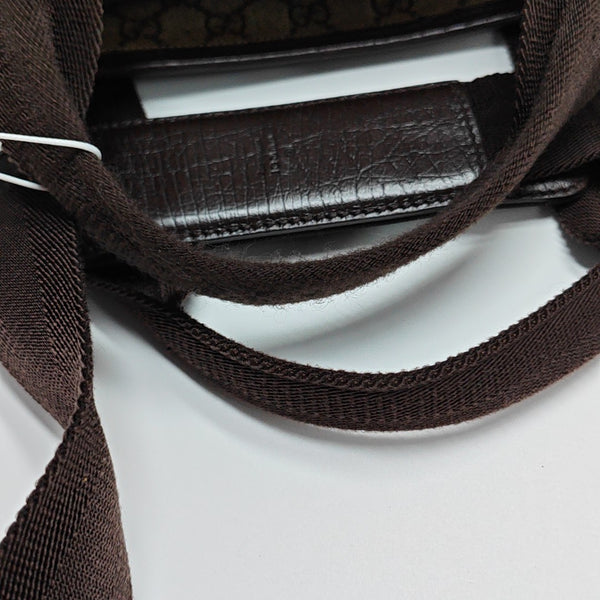 Monogram Coated Canvas Tote Bag Black